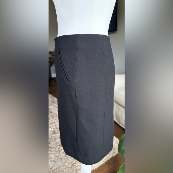 LOFT 00 Black Business Casual Work Skirt - Picture 2 of 8